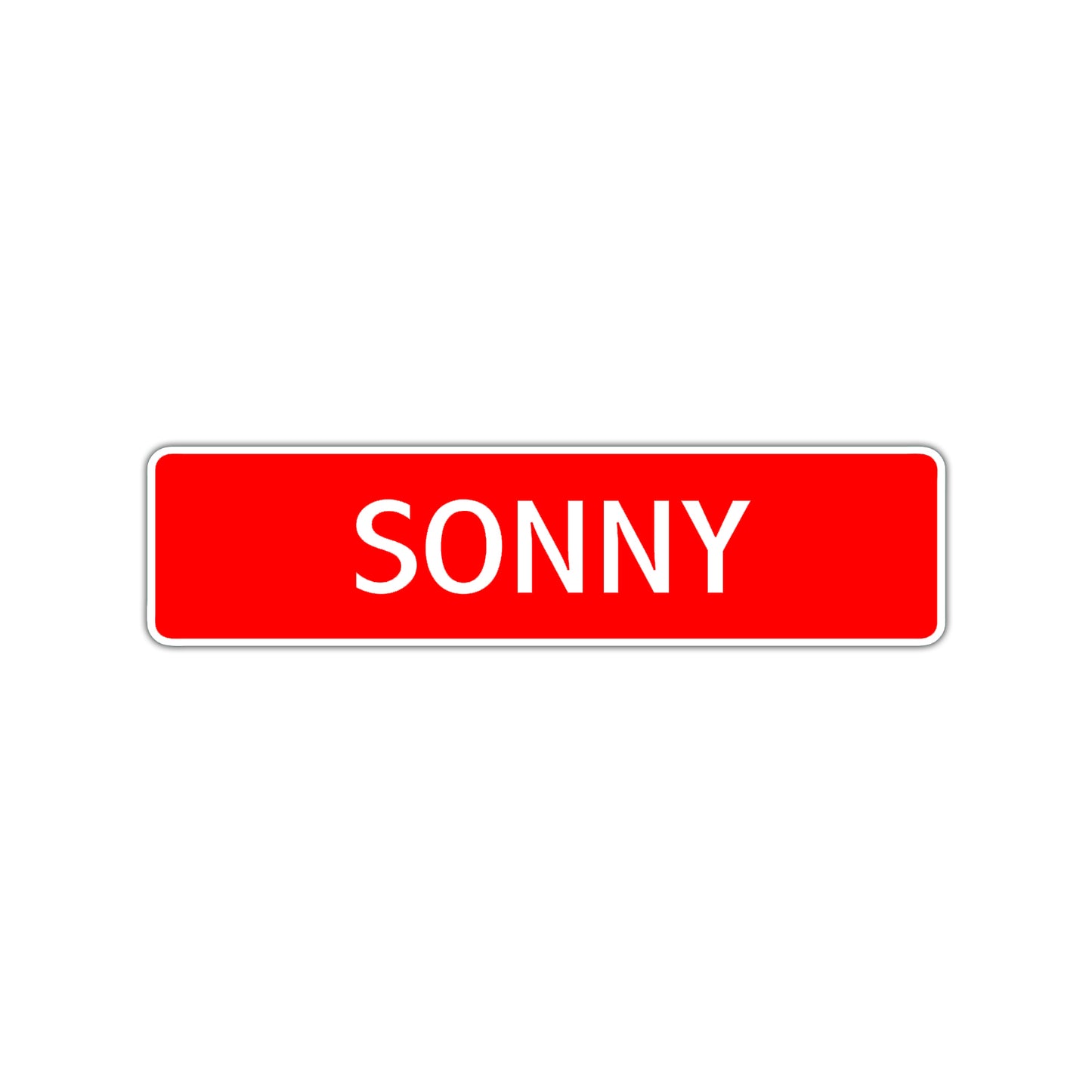 Sonny Street Sign Children Name Room Plate