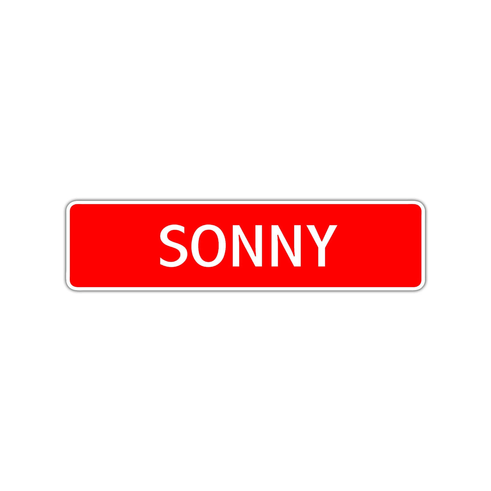 Sonny Street Sign Children Name Room Plate