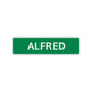 Alfred Street Sign Children Name Room Plate