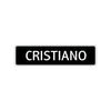 Cristiano Street Sign Children Name Room Plate