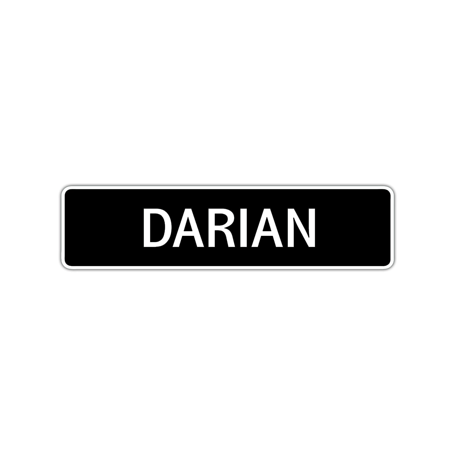 Darian Street Sign Children Name Room Plate