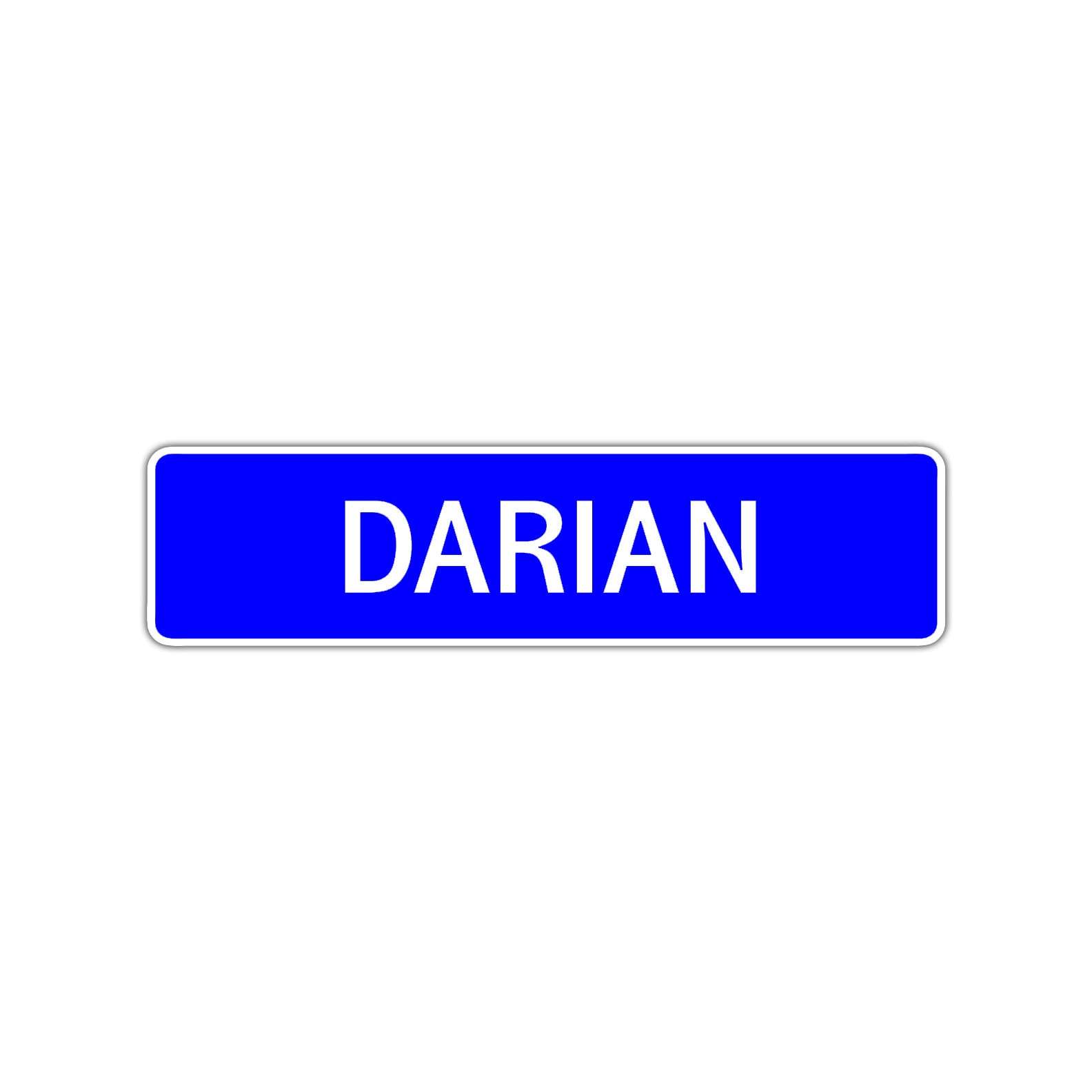 Darian Street Sign Children Name Room Plate