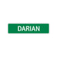 Darian Street Sign Children Name Room Plate
