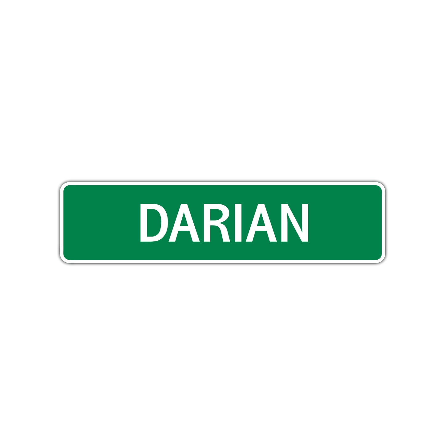 Darian Street Sign Children Name Room Plate