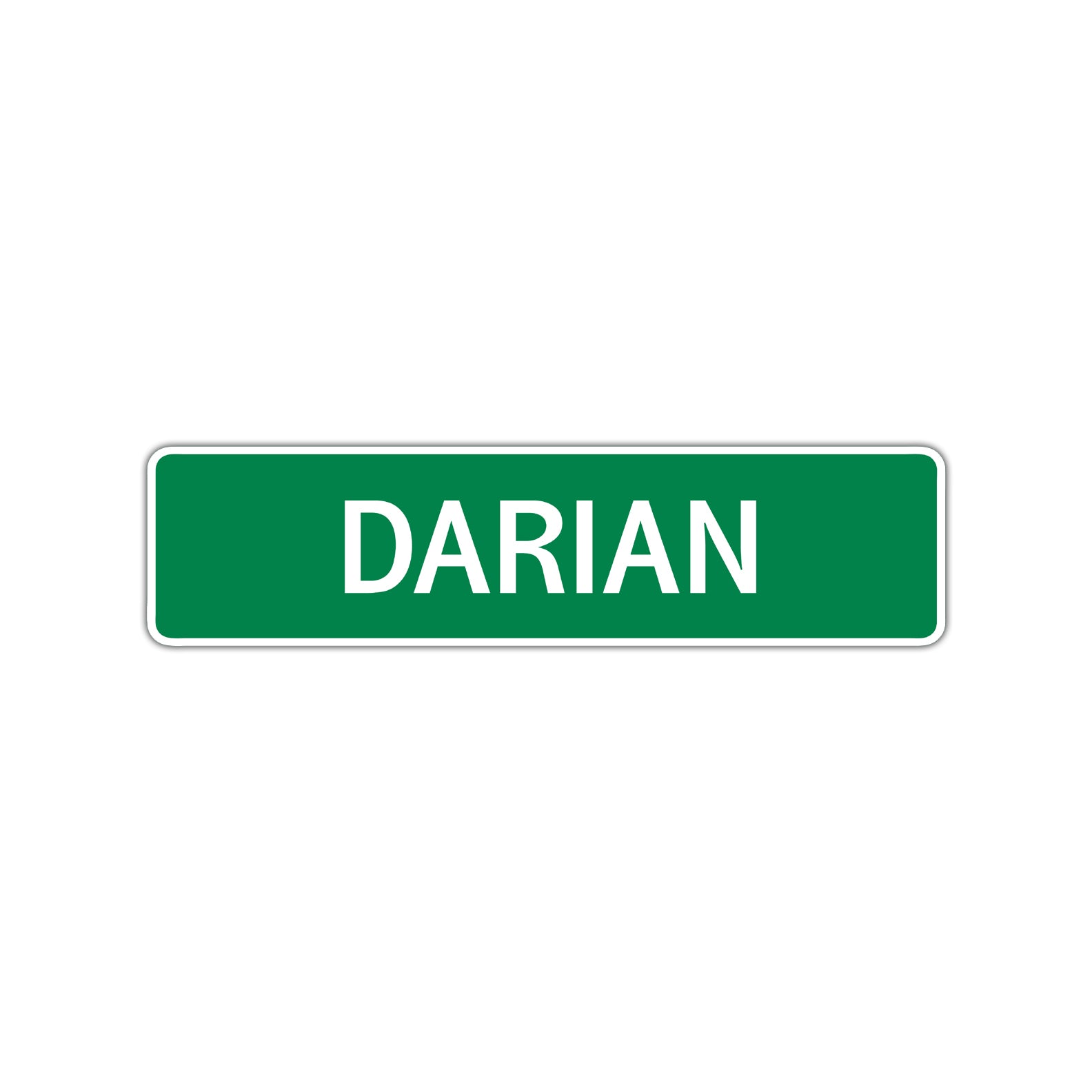Darian Street Sign Children Name Room Plate