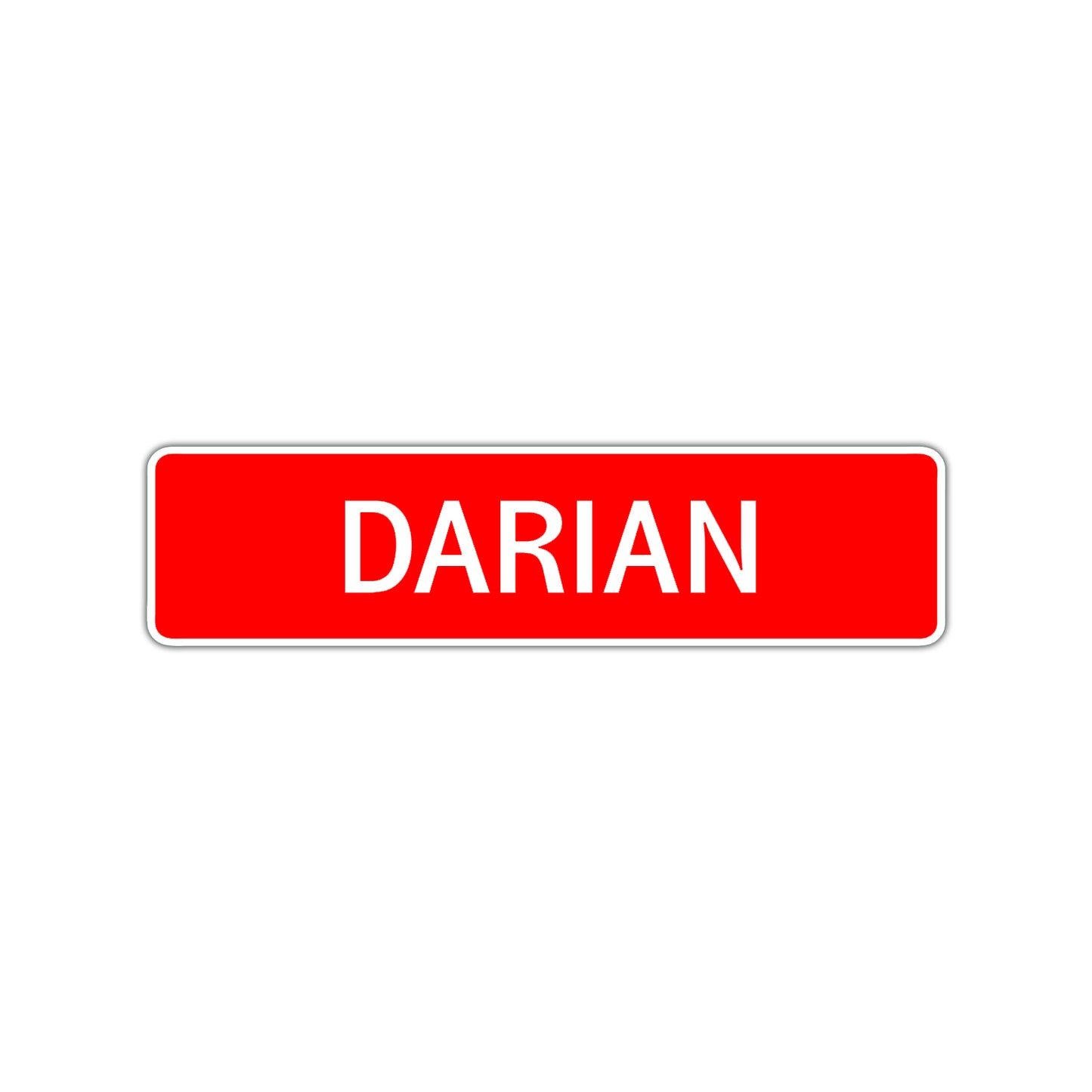 Darian Street Sign Children Name Room Plate