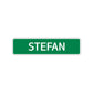 Stefan Street Sign Children Name Room Plate