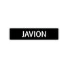 Javion Street Sign Children Name Room Plate