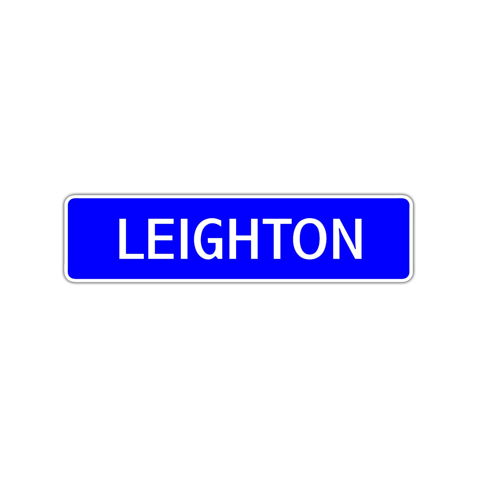 Leighton Street Sign Children Name Room Plate