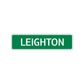 Leighton Street Sign Children Name Room Plate
