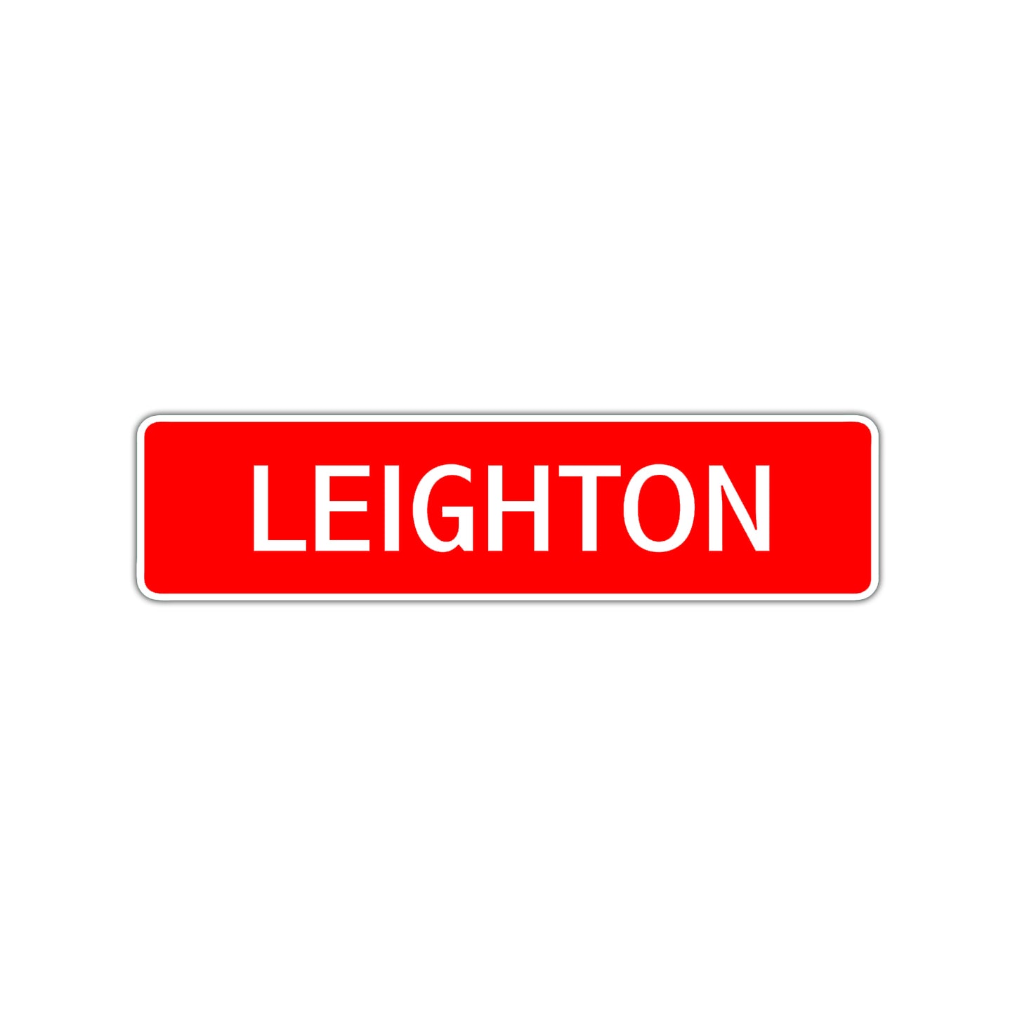 Leighton Street Sign Children Name Room Plate