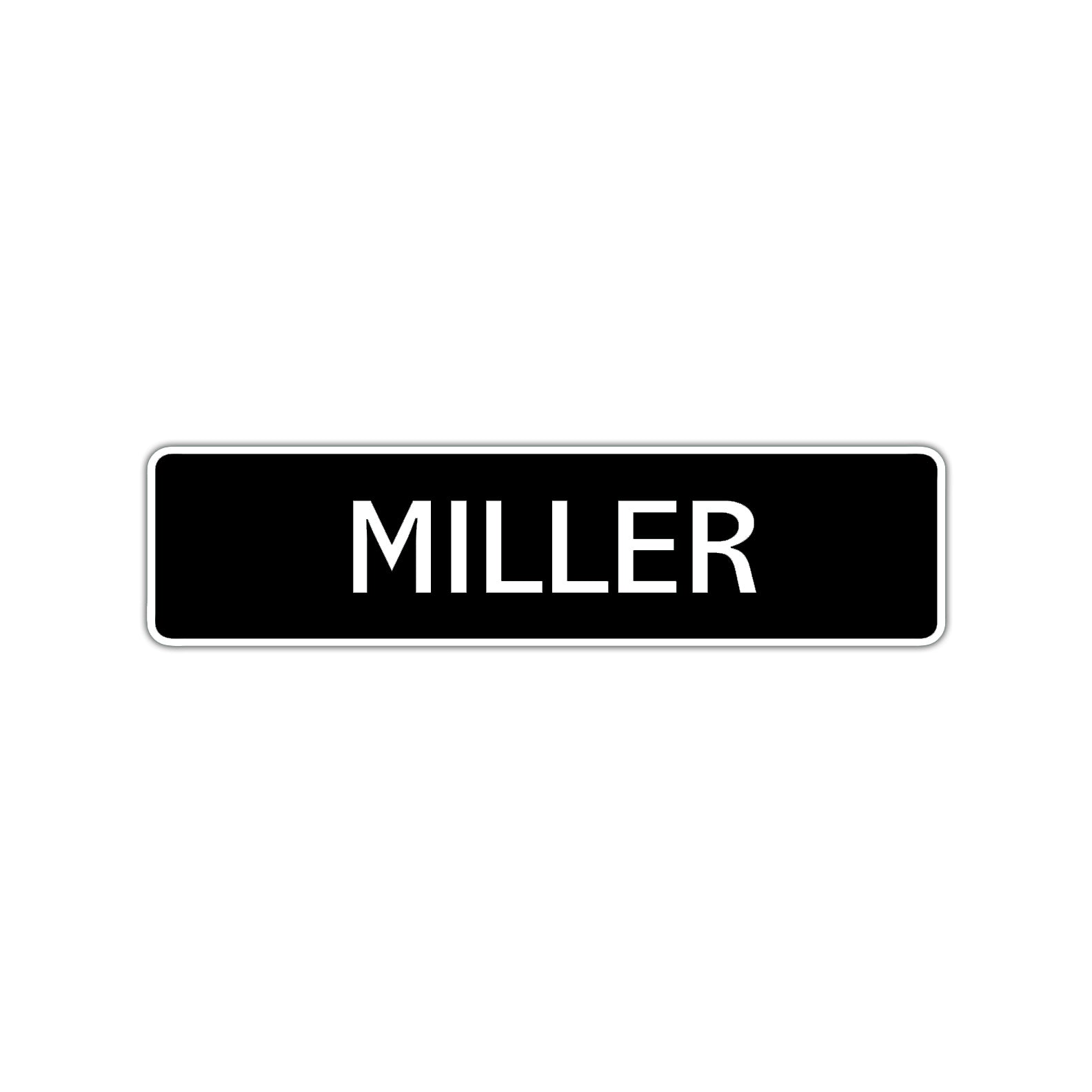 Miller Street Sign Children Name Room Plate