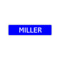 Miller Street Sign Children Name Room Plate