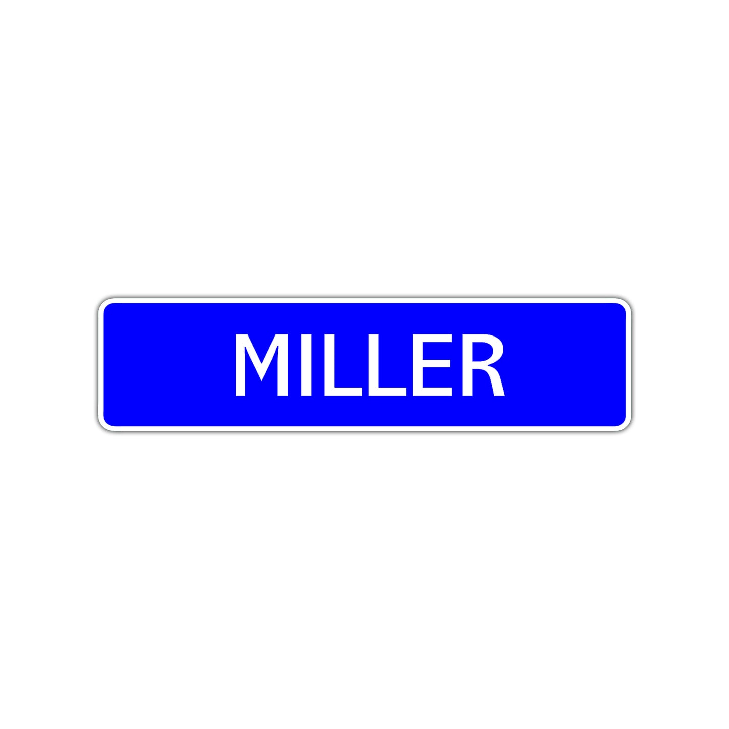 Miller Street Sign Children Name Room Plate