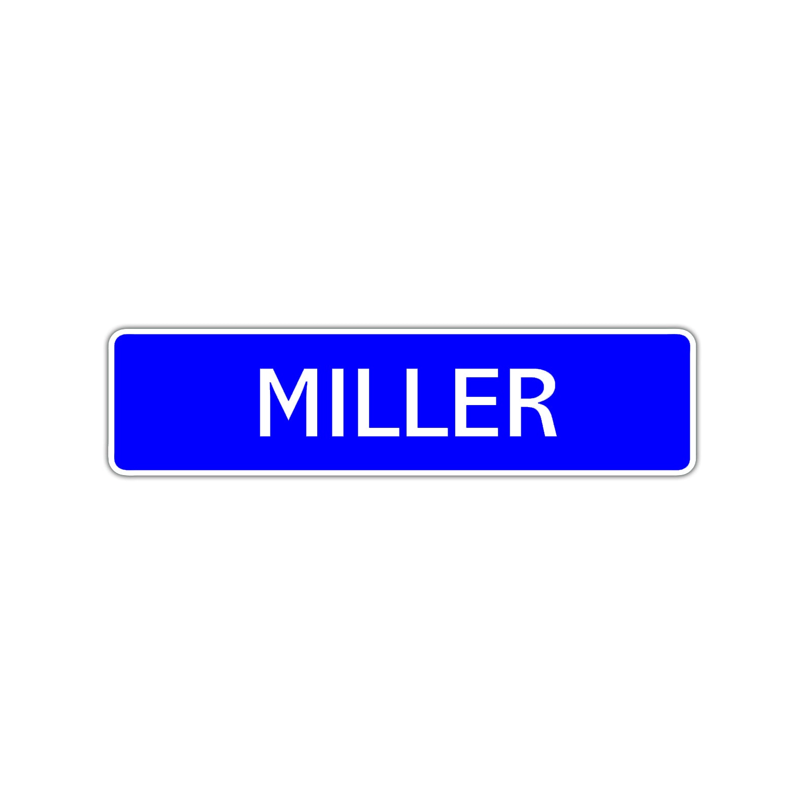 Miller Street Sign Children Name Room Plate