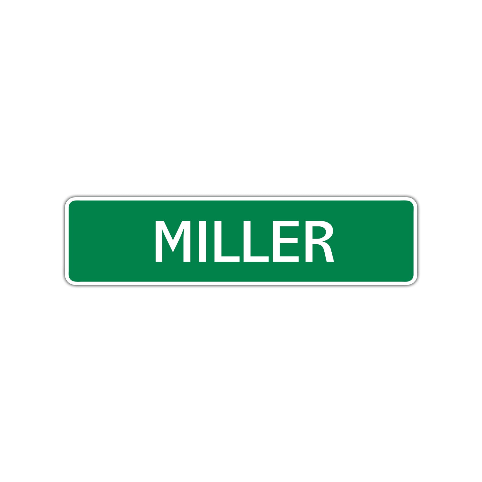Miller Street Sign Children Name Room Plate
