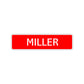Miller Street Sign Children Name Room Plate