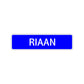 Riaan Street Sign Children Name Room Plate