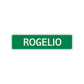 Rogelio Street Sign Children Name Room Plate