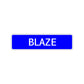 Blaze Street Sign Children Name Room Plate