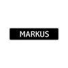 Markus Street Sign Children Name Room Plate
