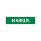 Markus Street Sign Children Name Room Plate
