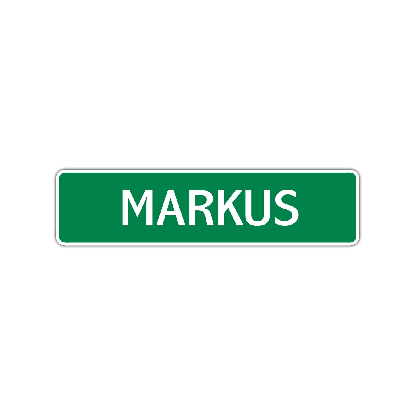 Markus Street Sign Children Name Room Plate