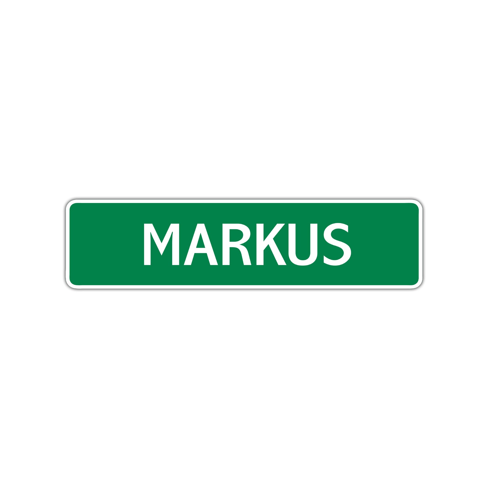 Markus Street Sign Children Name Room Plate