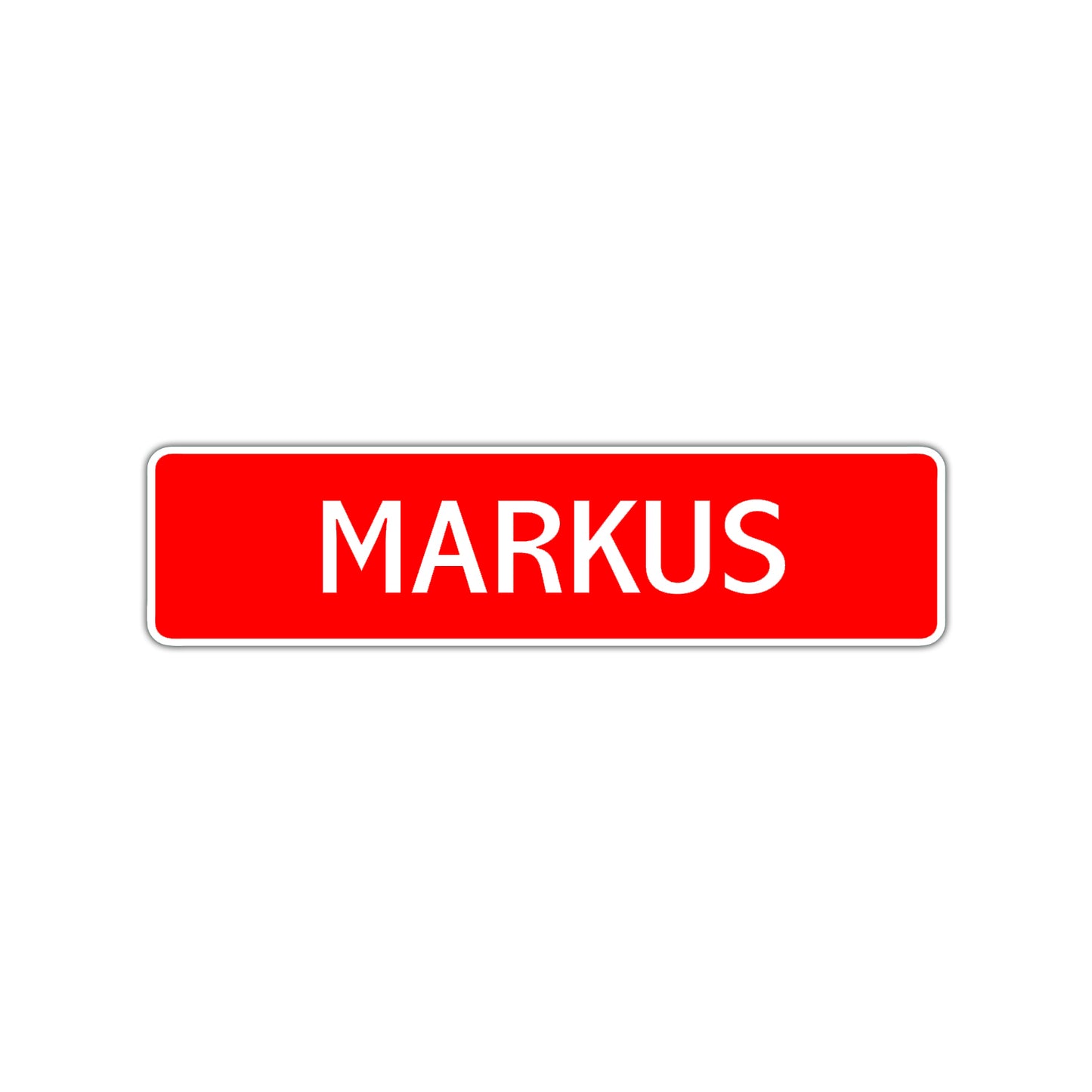 Markus Street Sign Children Name Room Plate