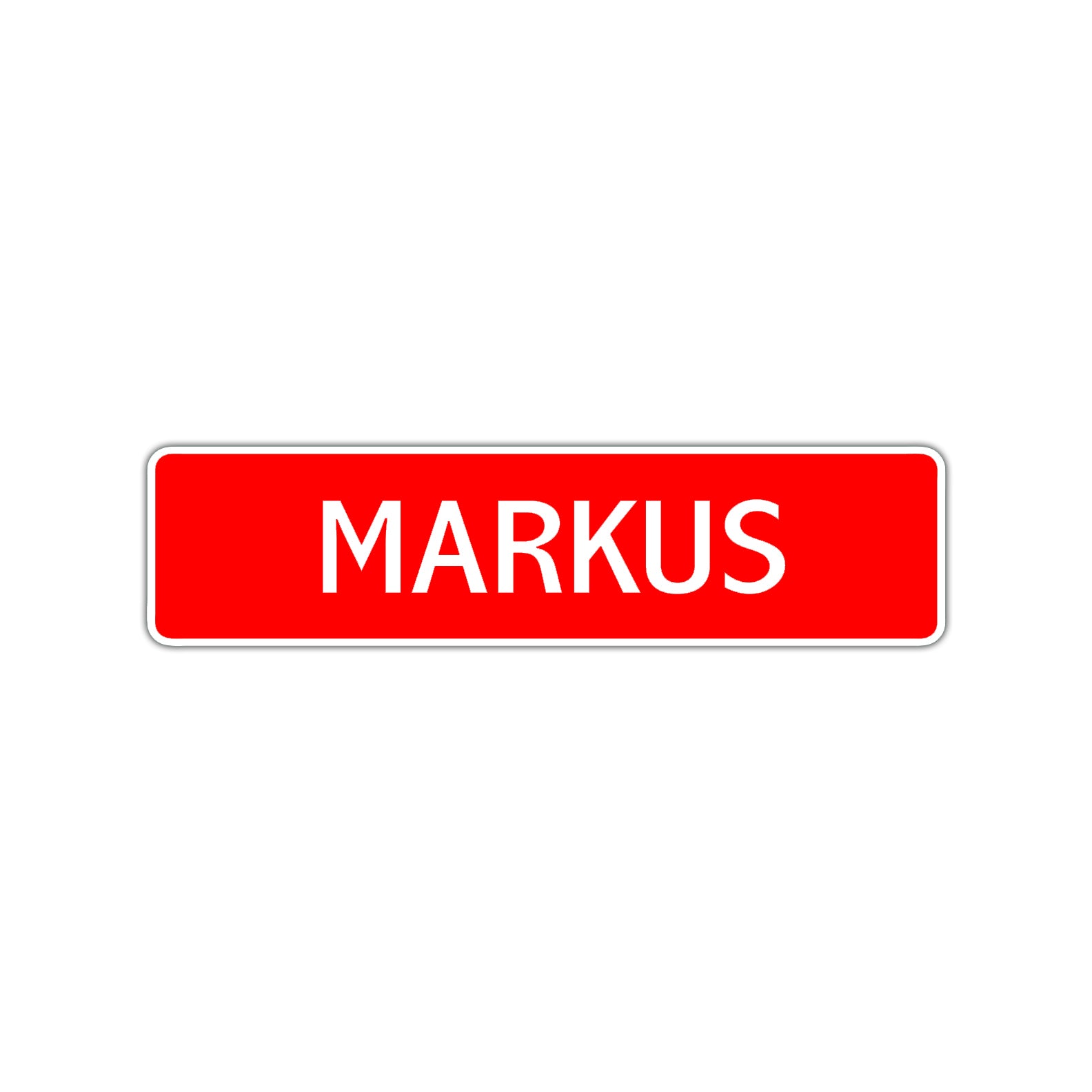 Markus Street Sign Children Name Room Plate