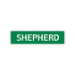 Shepherd Street Sign Children Name Room Plate