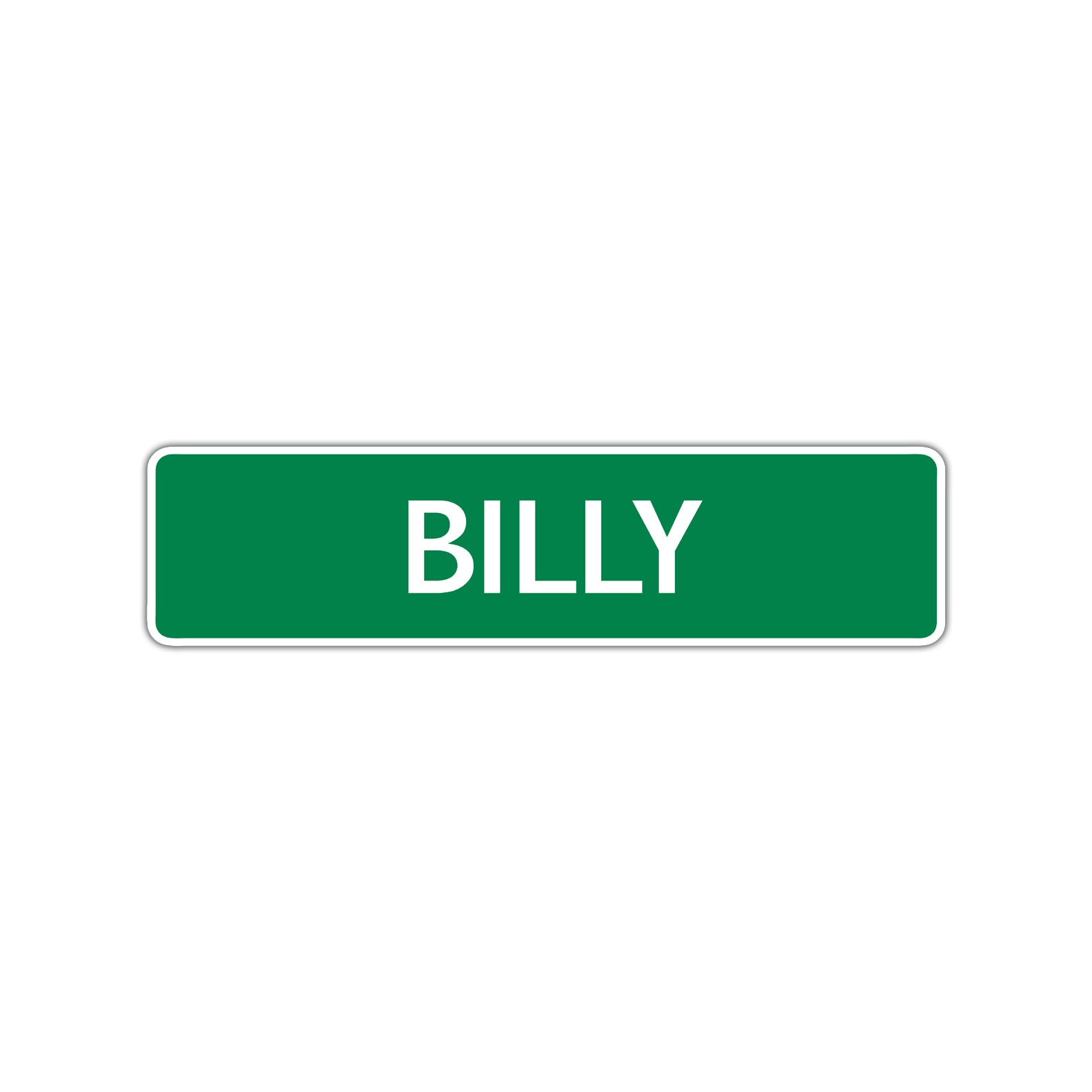 Billy Street Sign Children Name Room Plate