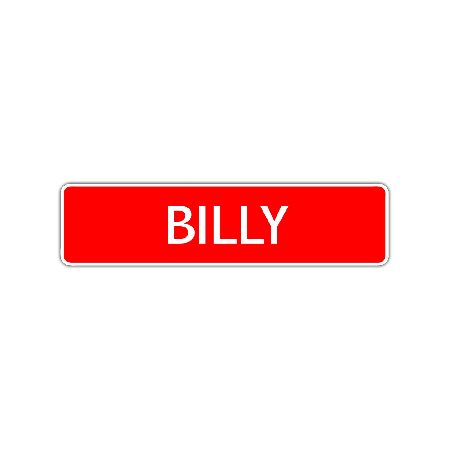 Billy Street Sign Children Name Room Plate