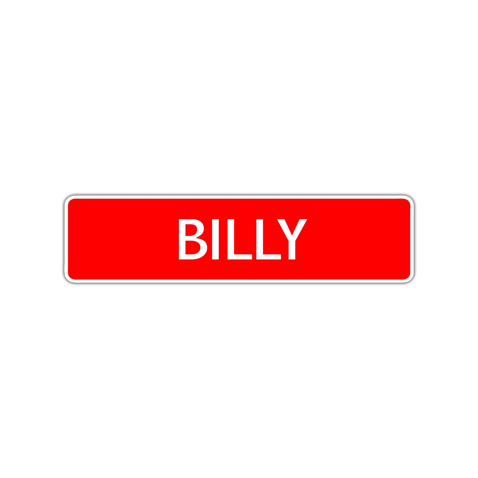 Billy Street Sign Children Name Room Plate