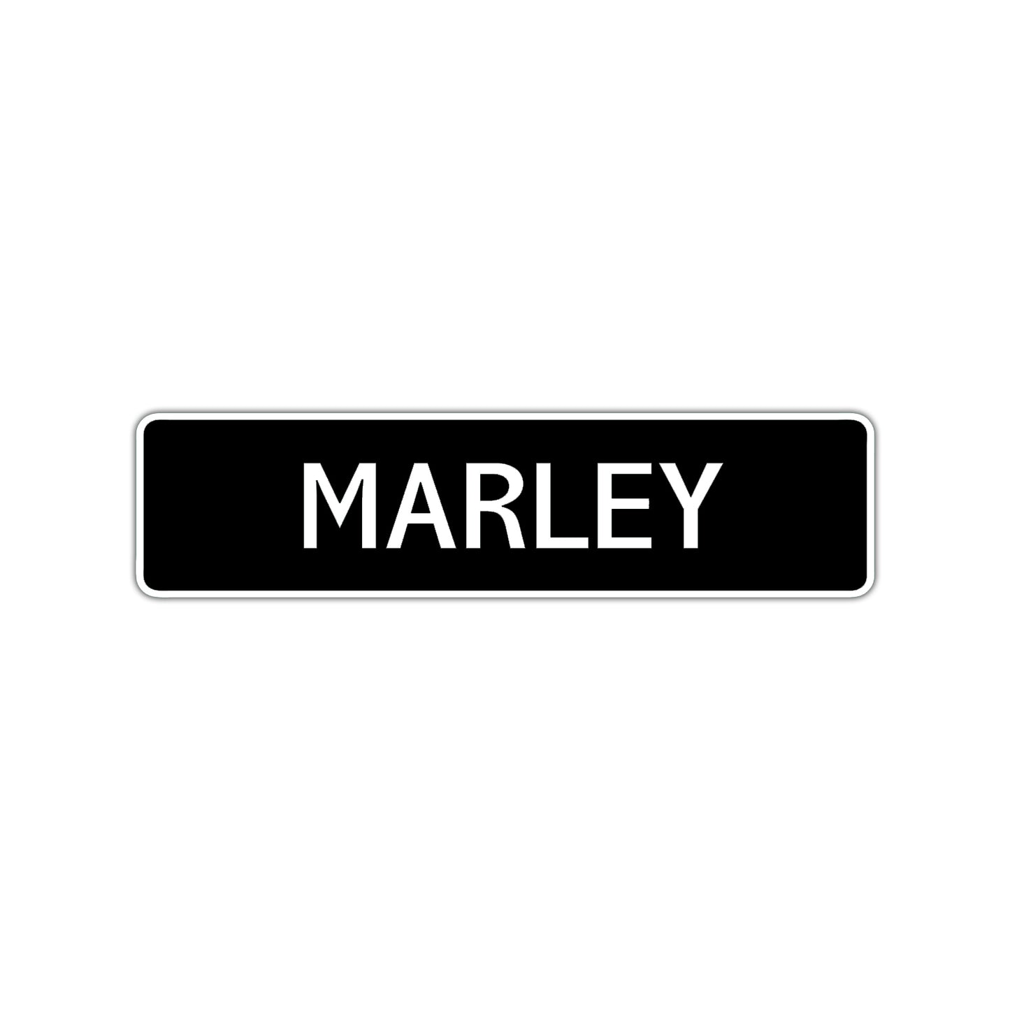Marley Street Sign Children Name Room Plate