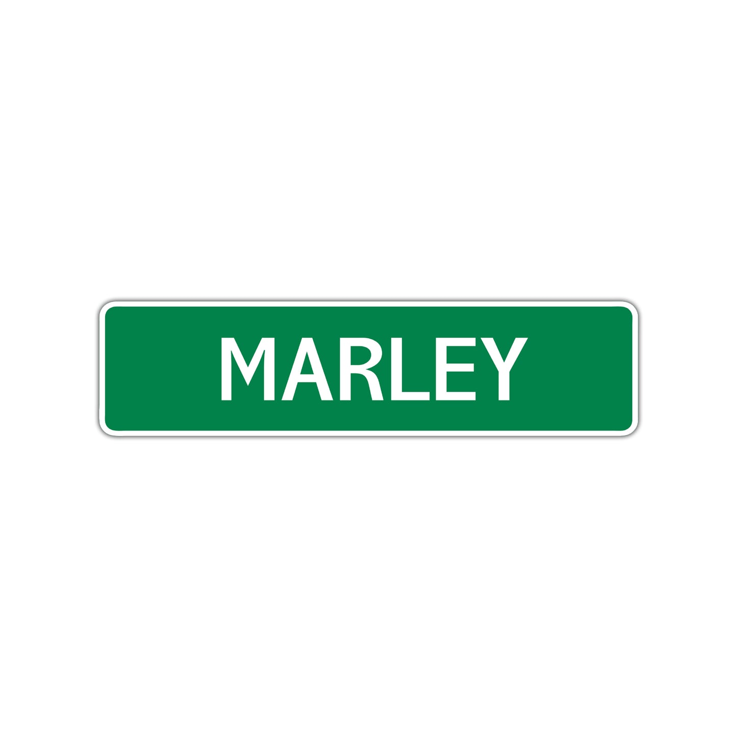 Marley Street Sign Children Name Room Plate
