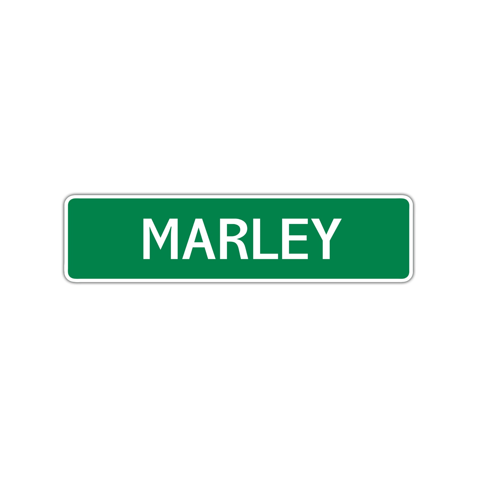 Marley Street Sign Children Name Room Plate