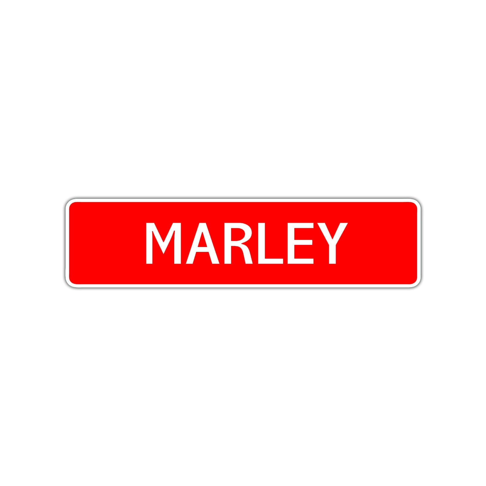 Marley Street Sign Children Name Room Plate