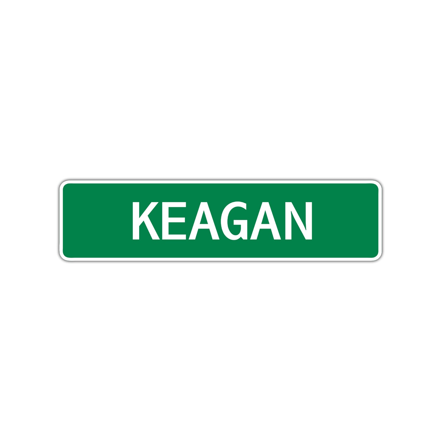 Keagan Street Sign Children Name Room Plate