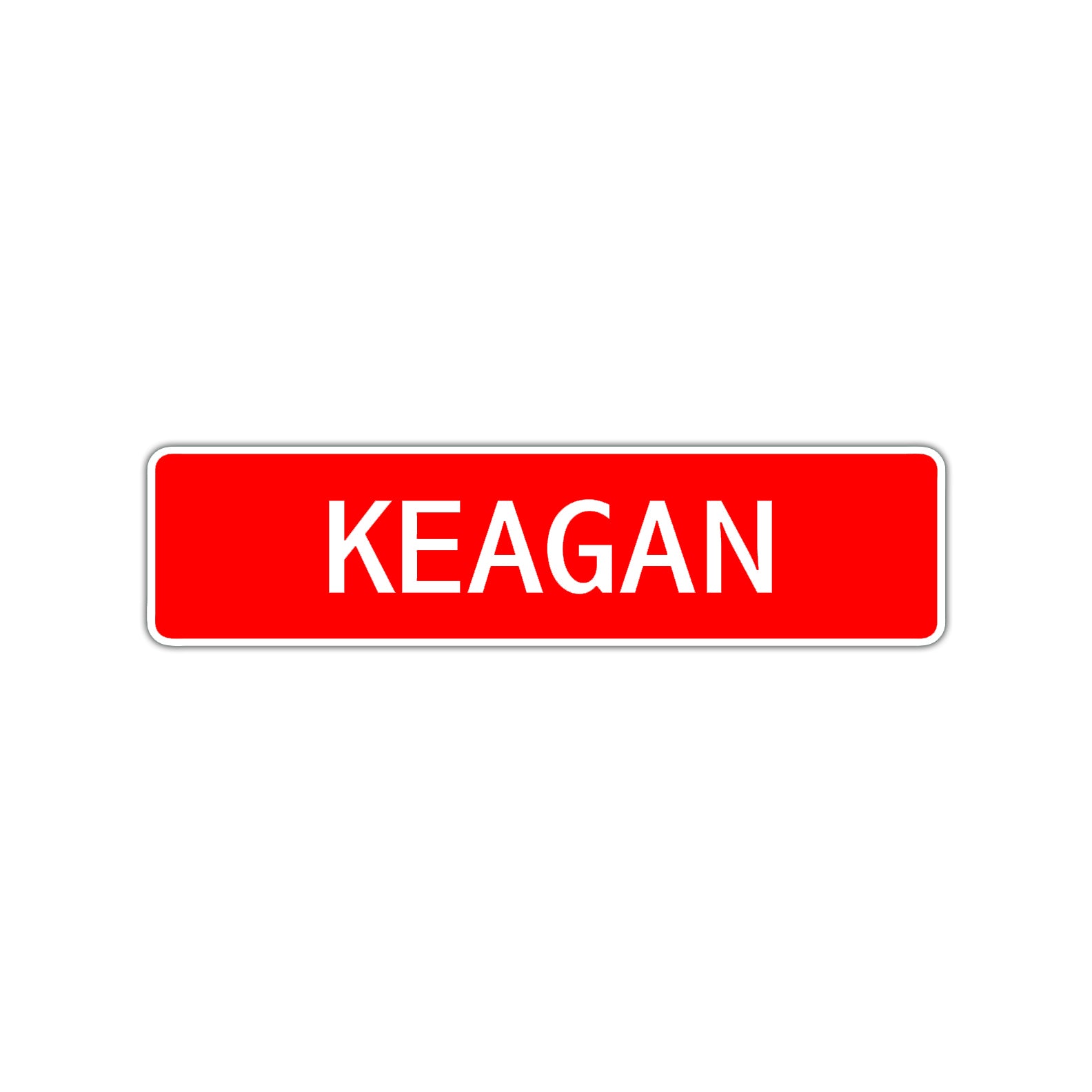 Keagan Street Sign Children Name Room Plate