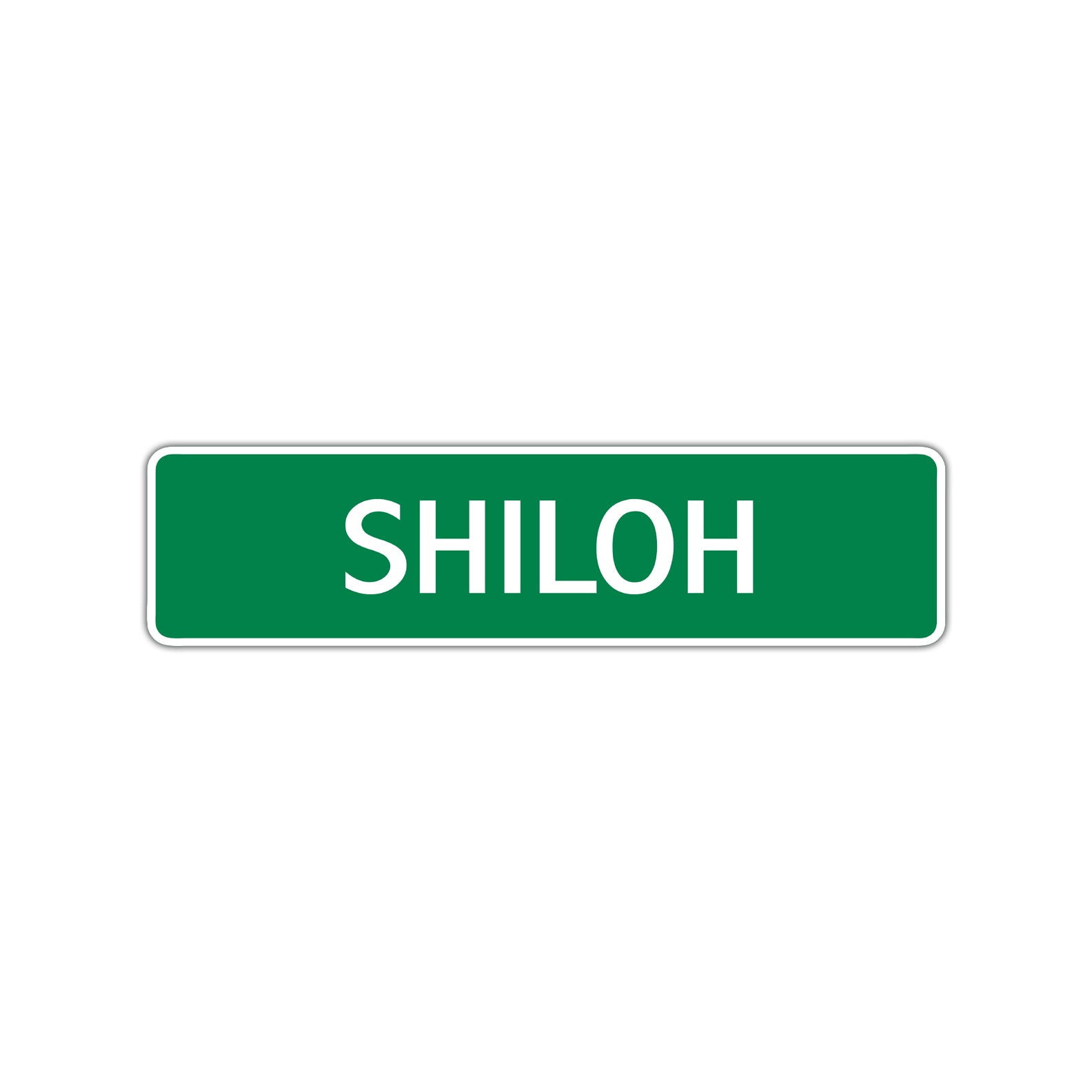 Shiloh Street Sign Children Name Room Plate