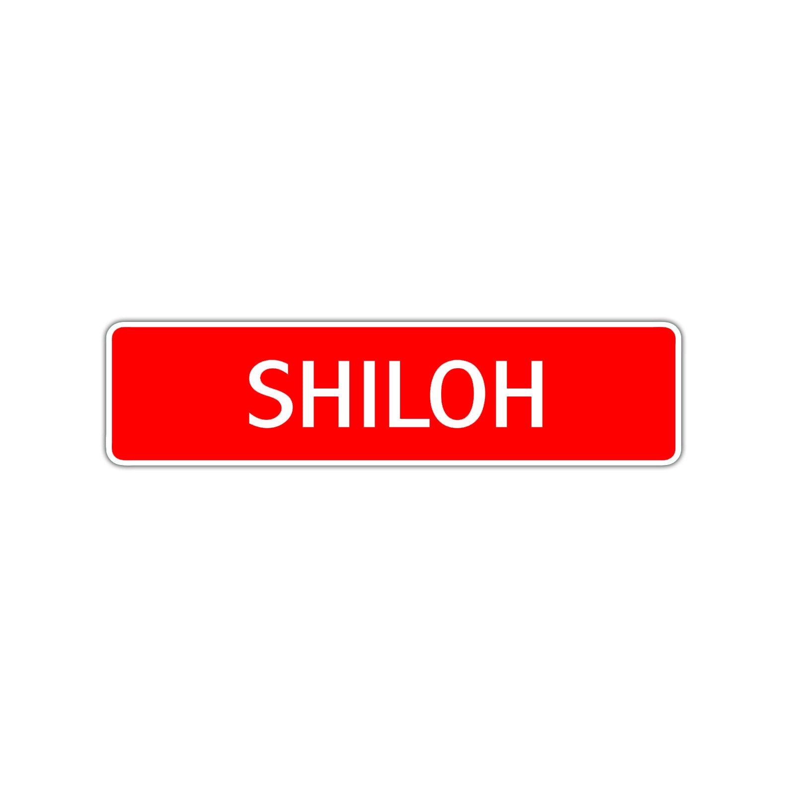 Shiloh Street Sign Children Name Room Plate