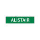 Alistair Street Sign Children Name Room Plate
