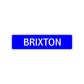 Brixton Street Sign Children Name Room Plate