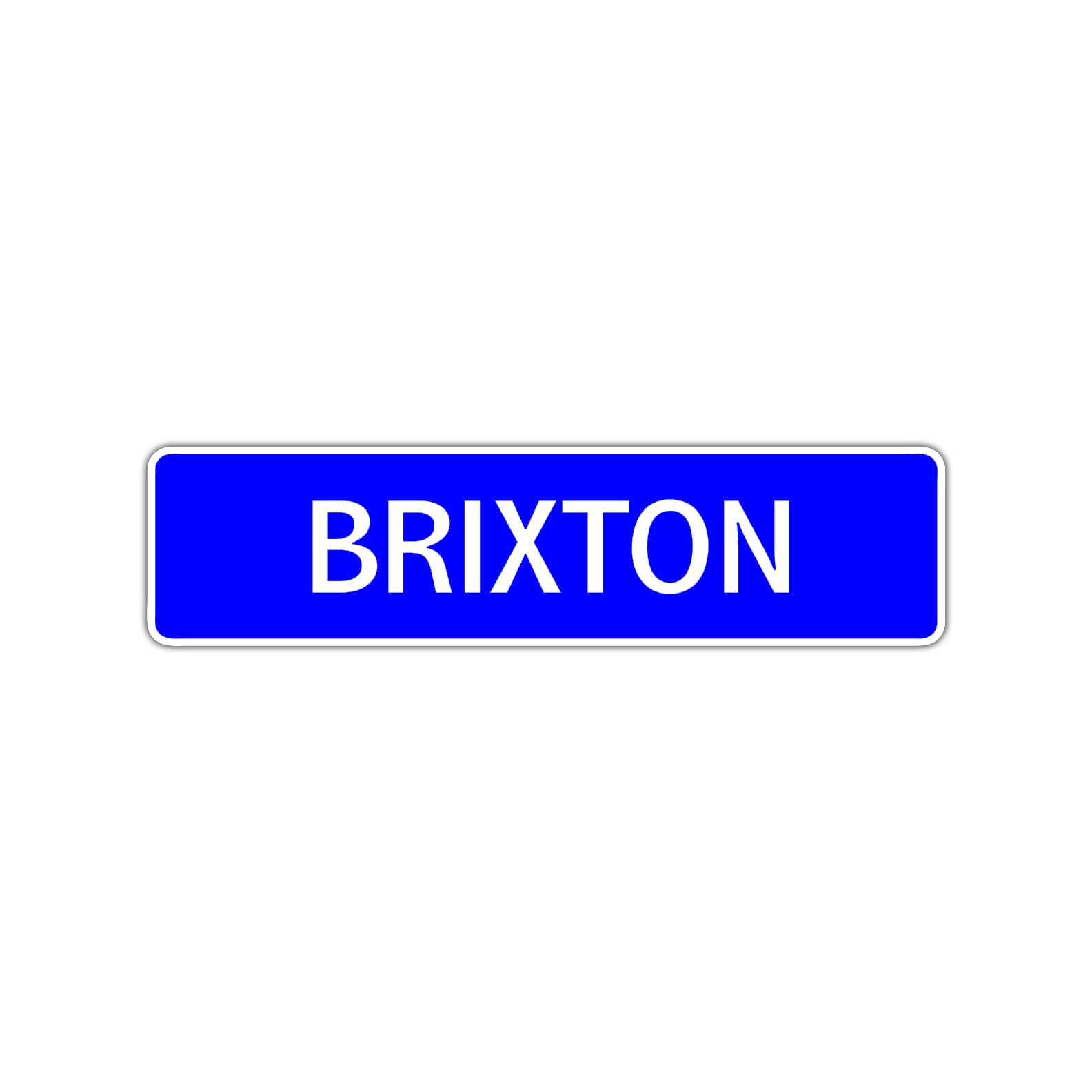 Brixton Street Sign Children Name Room Plate