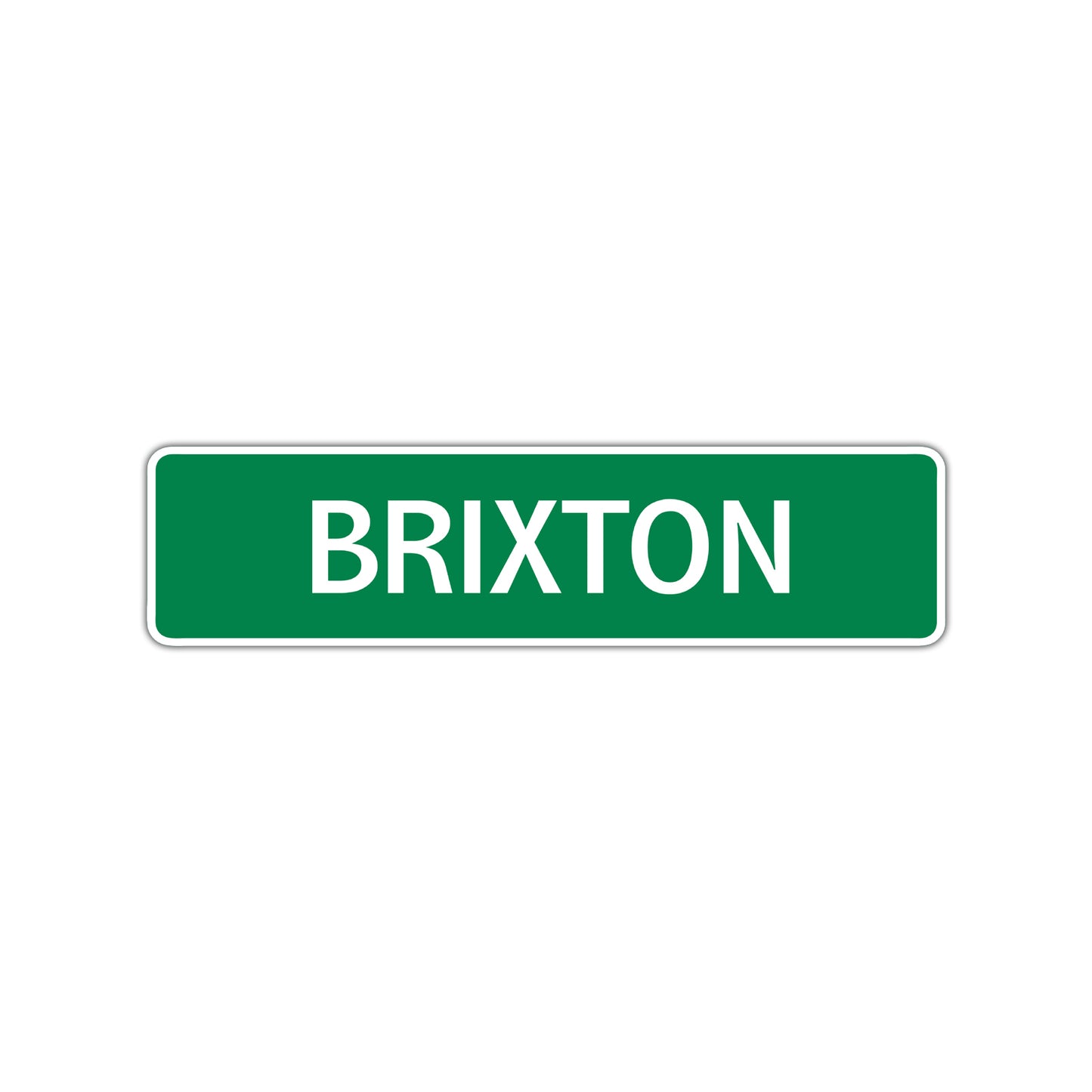 Brixton Street Sign Children Name Room Plate
