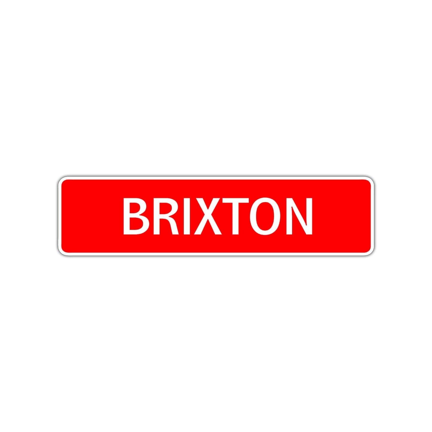 Brixton Street Sign Children Name Room Plate