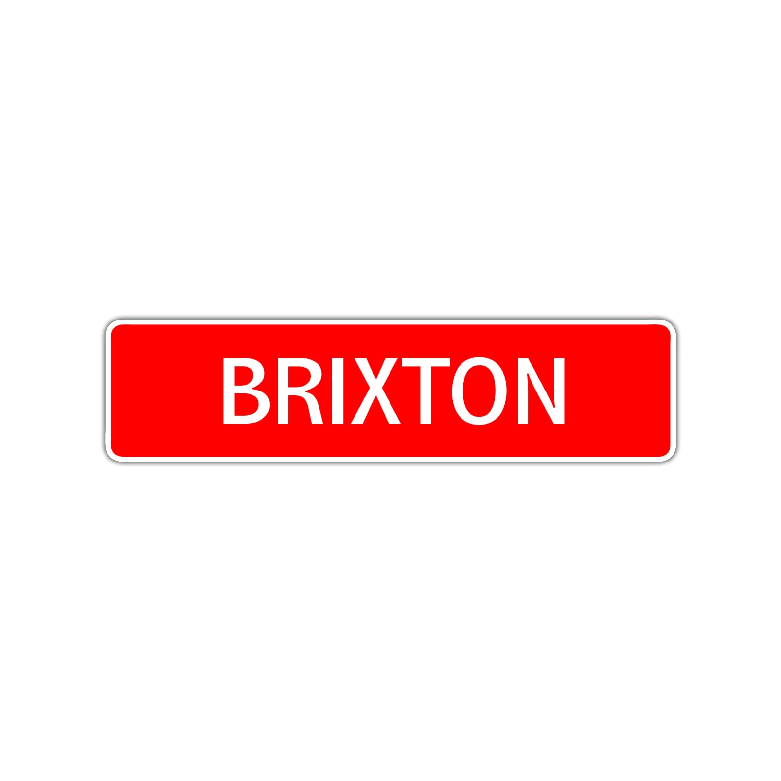Brixton Street Sign Children Name Room Plate