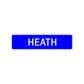 Heath Street Sign Children Name Room Plate