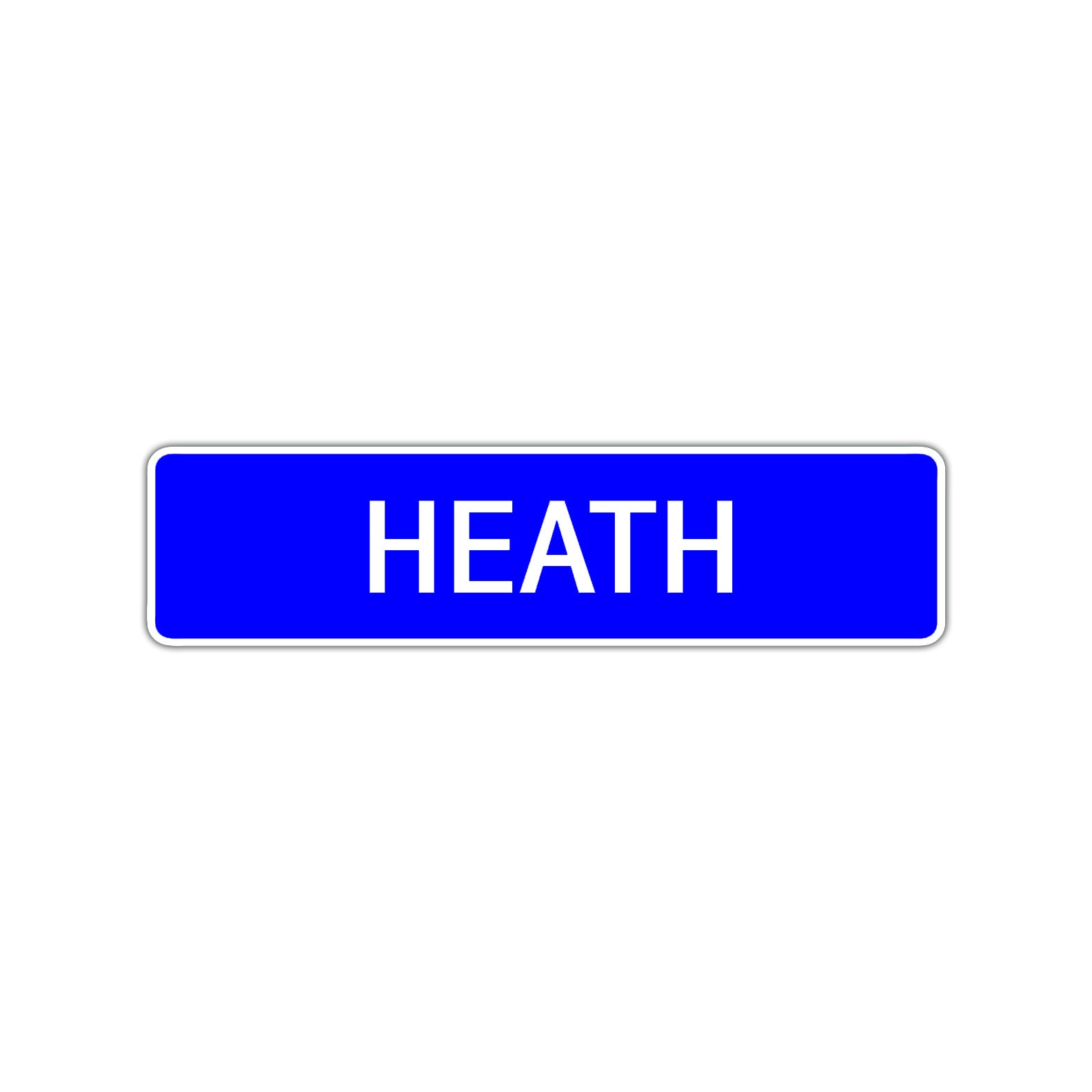 Heath Street Sign Children Name Room Plate